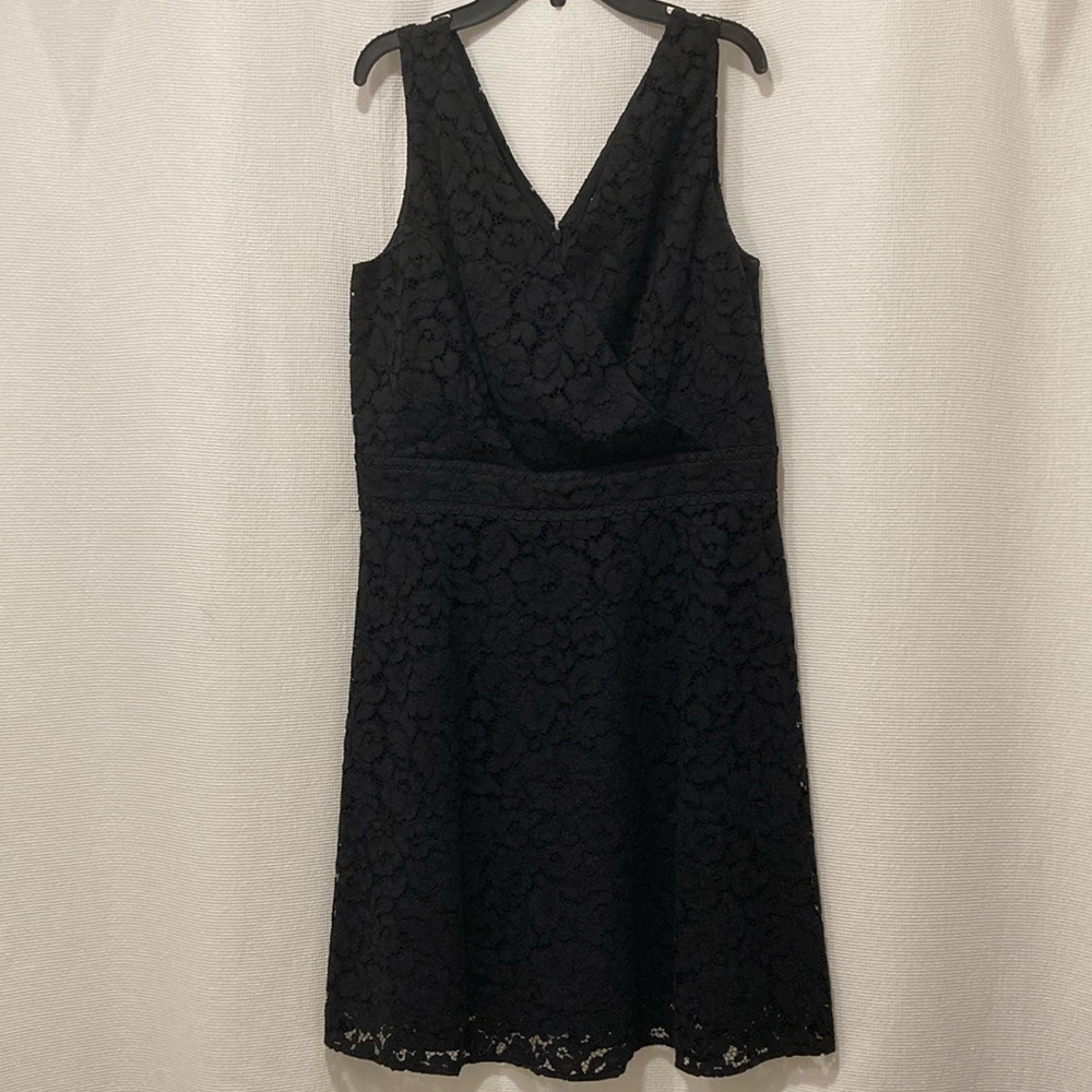LOFT Black Lace Dress